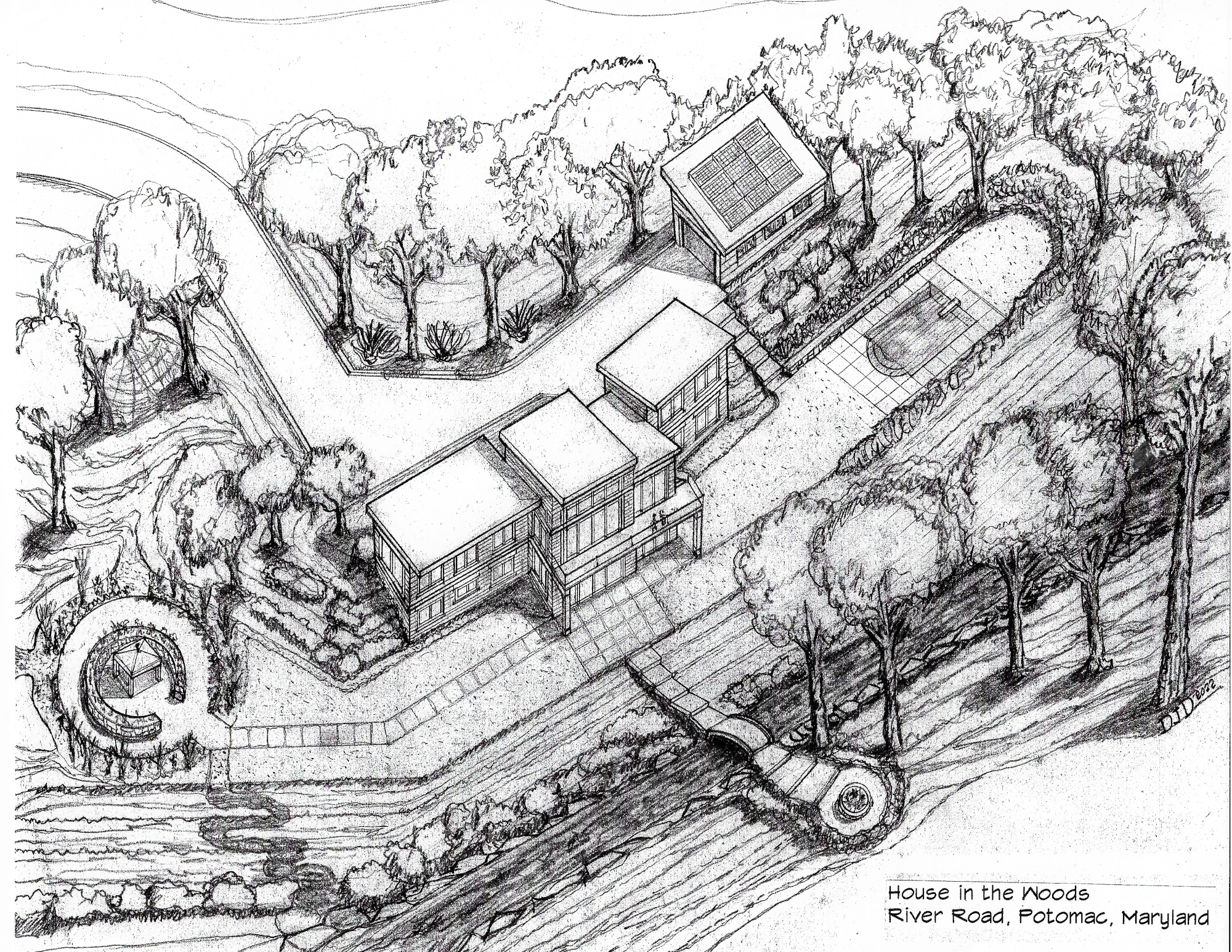 House in the Woods, Potomac, MD
