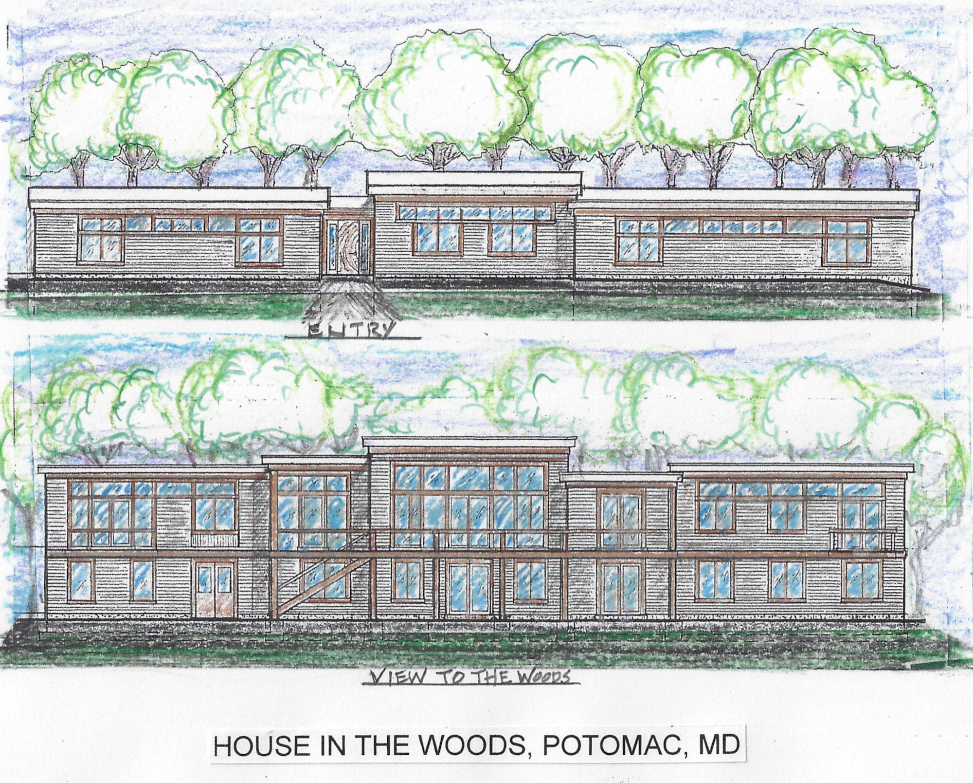 House in the Woods, Potomac, MD