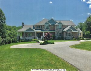 Modern Tudor House, Potomac, MD